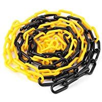 SNS SAFETY LTD Cadena de plástico negro y amarillo de 6 mm 25-0 metros